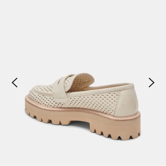Dolce Vita Malila Loafers Ivory Nubuck - Picture 3 of 3